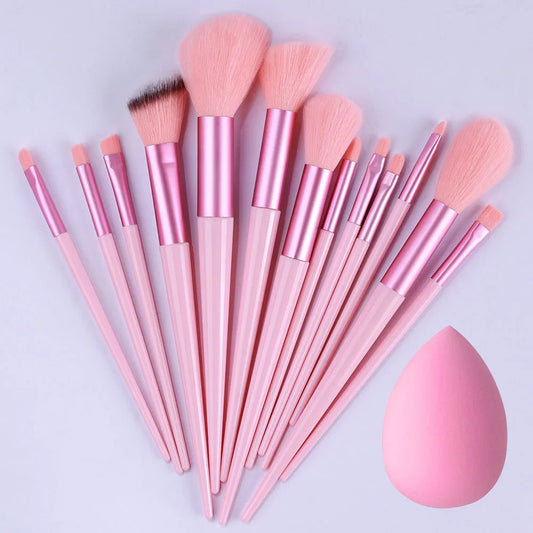 new 13pcs makeup super soft brushes set