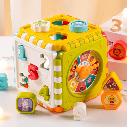 Toddler Activity Cube Shape SortingBaby  Toys