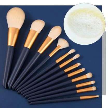 Soft hair eye shadow foundation brushes set