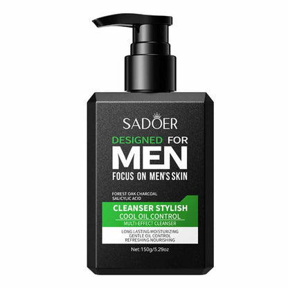 Men Facial Cleanser Face Wash Oil Control