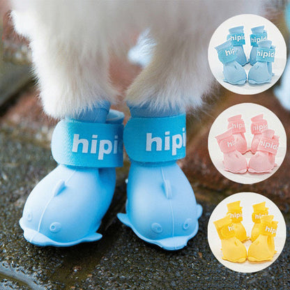 Dog Outdoor Foot Cover Pet Silicone Boot