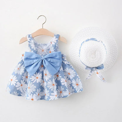 2024 Summer Small Daisy Cotton New Baby Dress