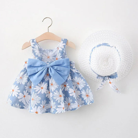 2024 Summer Small Daisy Cotton New Baby Dress