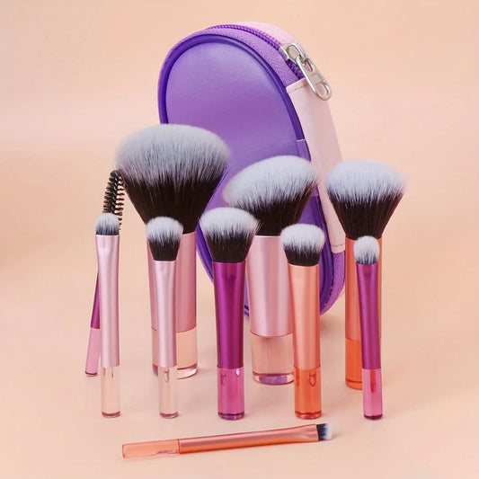 10pcs makeup brush set