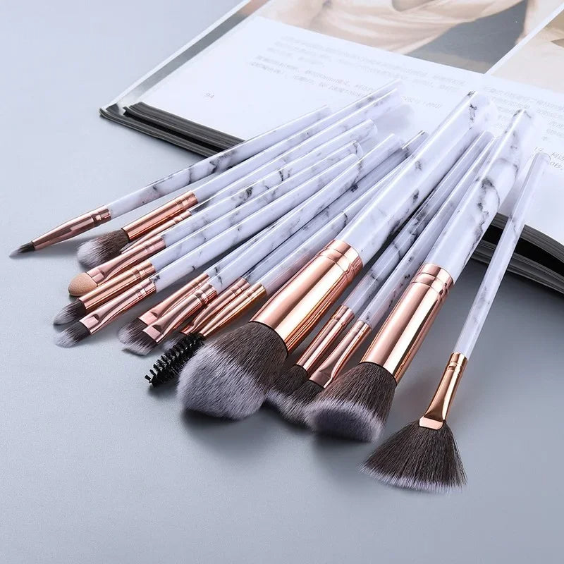 10pcs professional makeup brushes set with bag