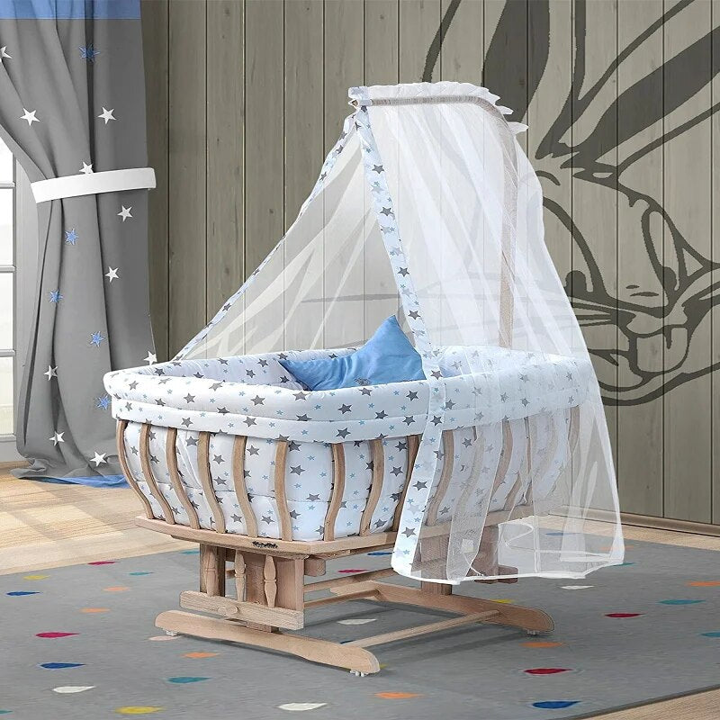 Baby Crib Kid Bed Duvet Pillow Mosquito Net