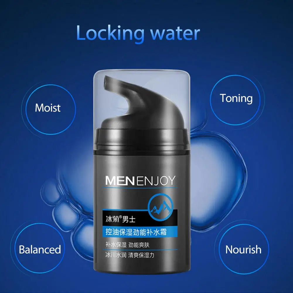 Mens skin care cream face lotion moisturizing oil