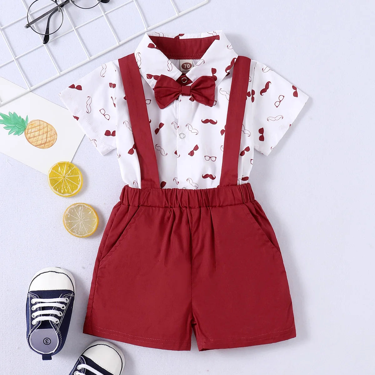 0-24 Months Baby Boys Costumes Short Sleeve Bodysuit