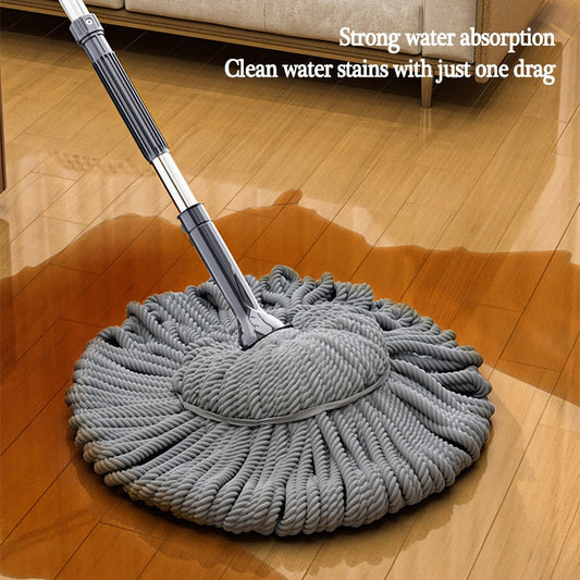 Easy Replacable 360 Degree Self-Winning Rotary Mop