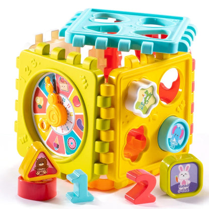 Toddler Activity Cube Shape SortingBaby  Toys