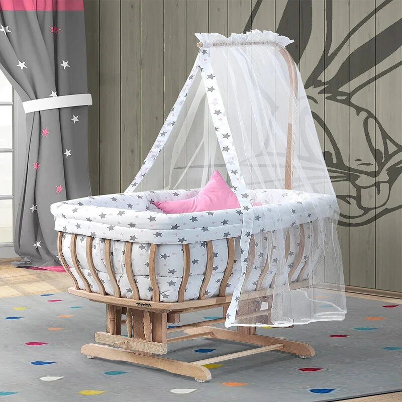 Baby Crib Kid Bed Duvet Pillow Mosquito Net