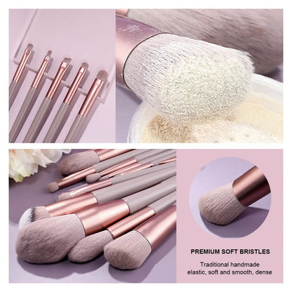 new 13pcs makeup super soft brushes set