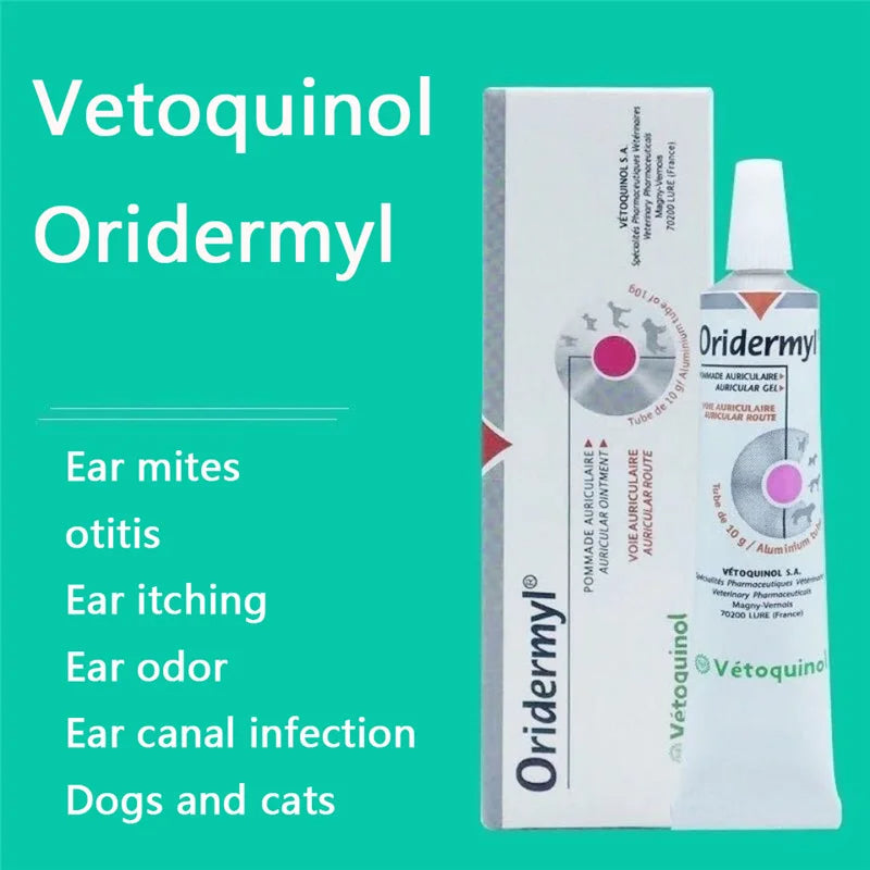 Oridermyl Pet Dog Cat Ear Wash Lotion