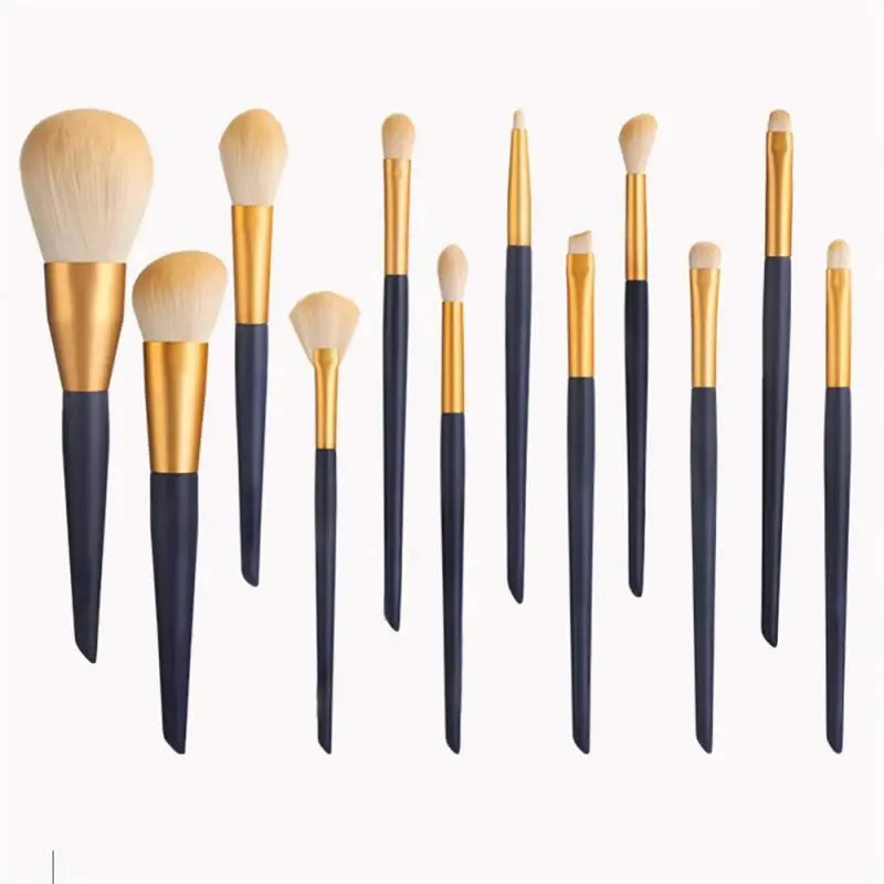 Soft hair eye shadow foundation brushes set