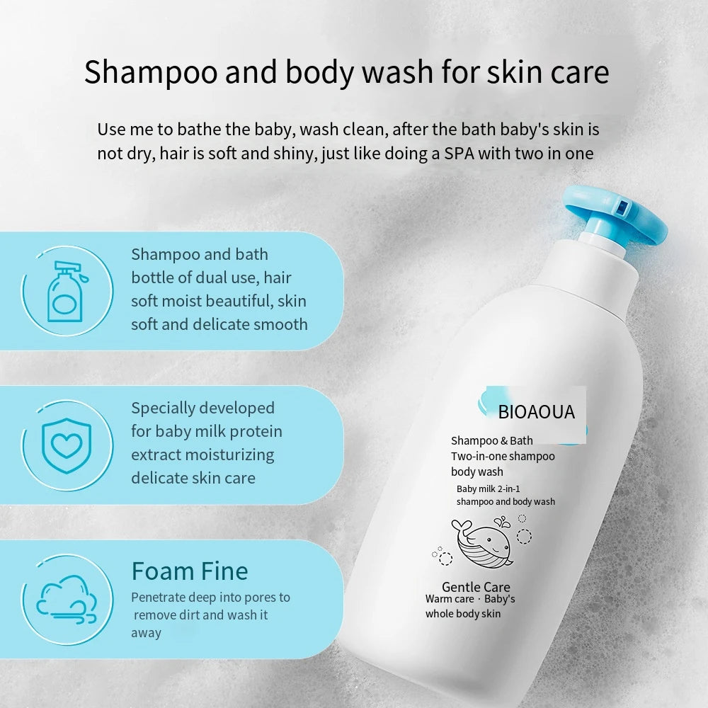 2-in-1 Baby Wash & Shampoo Cleansing Gel
