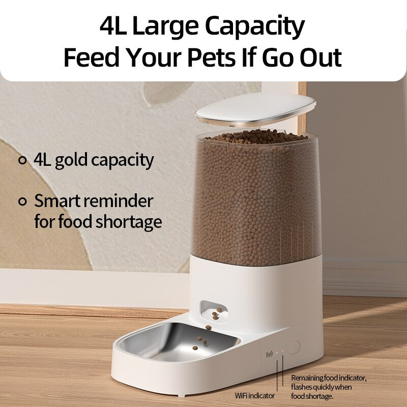 Automatic Cat Feeder & Smart Pet Food Dispenser