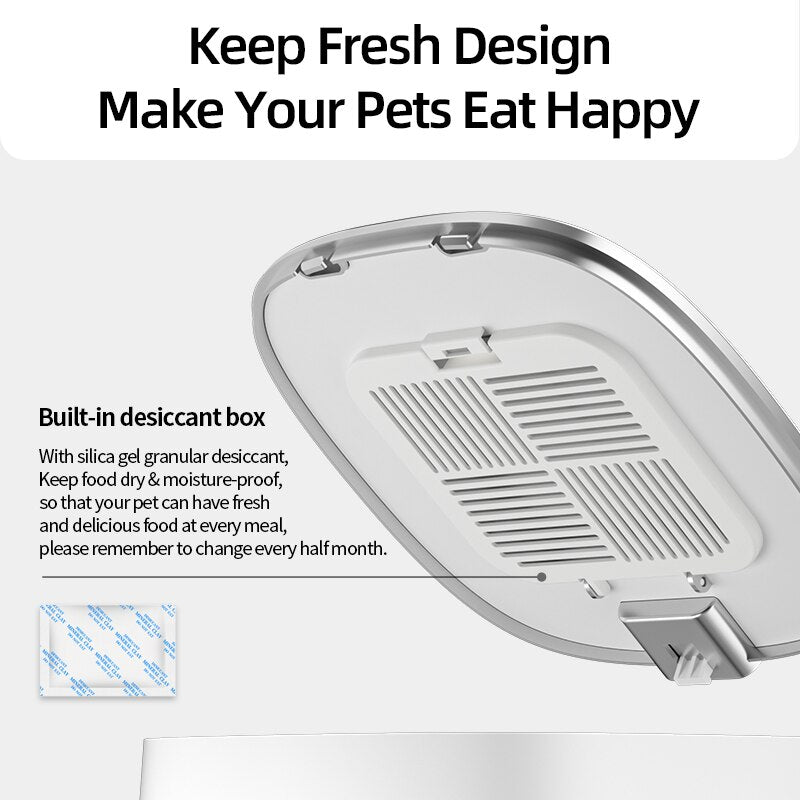 Automatic Cat Feeder & Smart Pet Food Dispenser