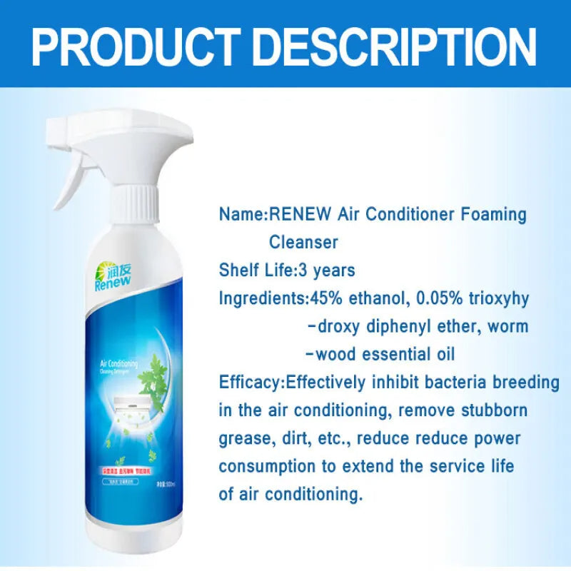 Air conditioner cleaning agent